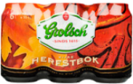 Promotie Grolsch herfstbok set met 6 blikken van 33 cl